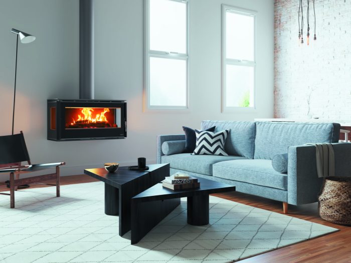 Carbel RA 3 Sided Fireplace