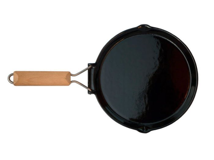 Cast iron smooth frying pan