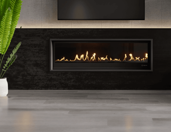 SA FIRE PURE VIEW HORIZEN FLUE LESS GAS